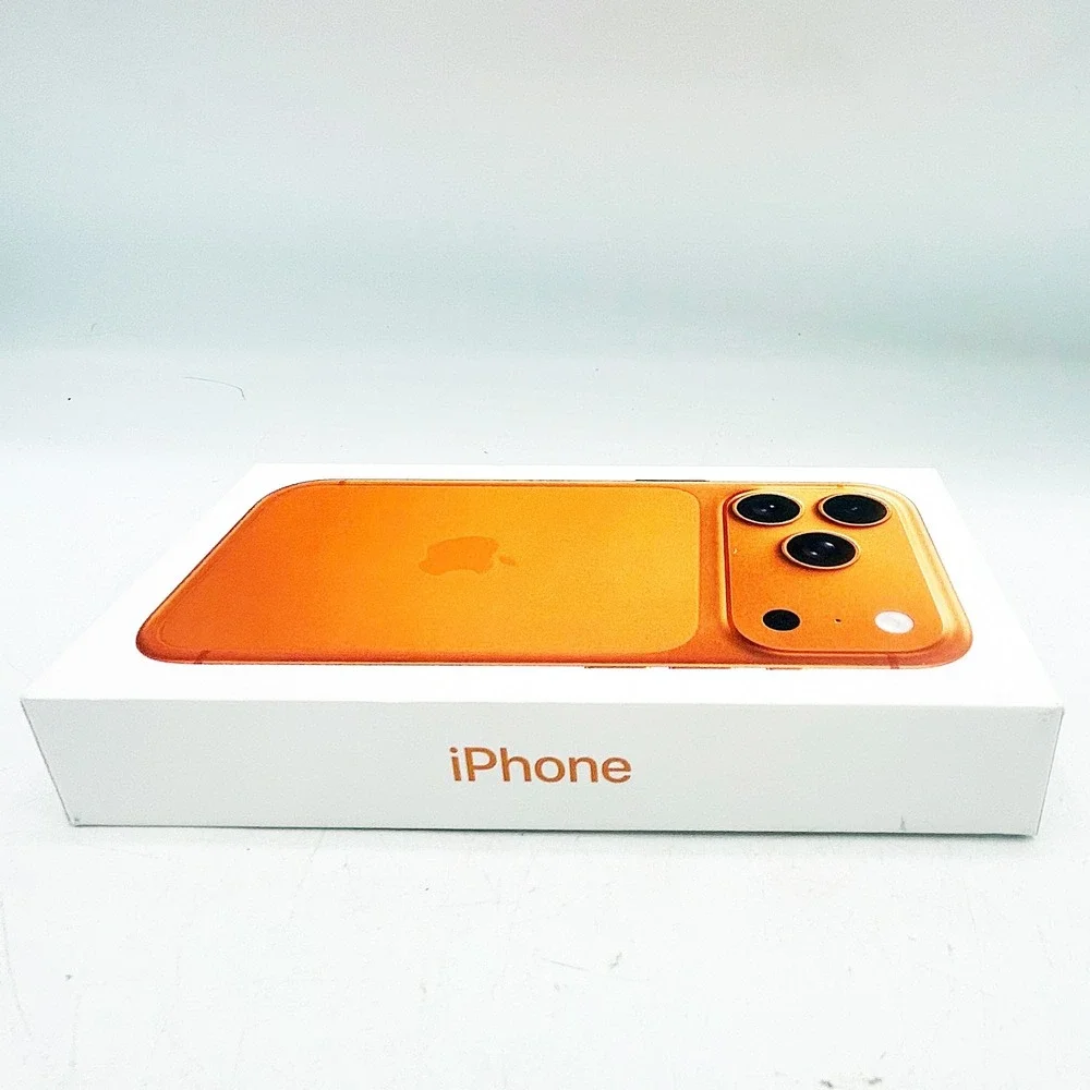 Apple iPhone 17 Pro Box Only Orange‎ Excellent Empty Replacement Box